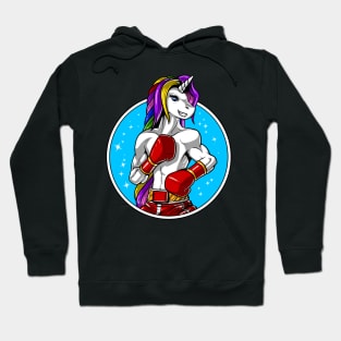 Unicorn Boxing Hoodie